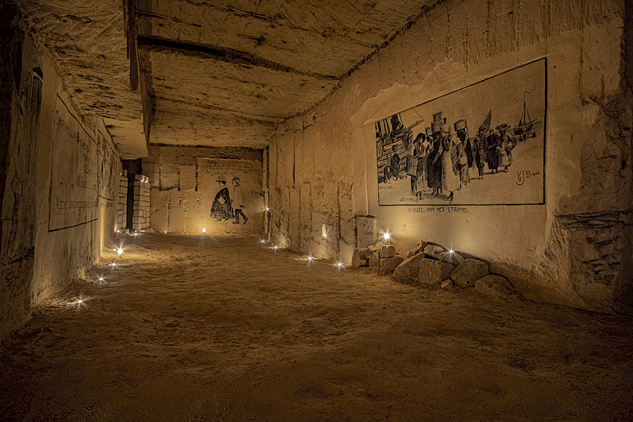 Wandeling bij kaarslicht