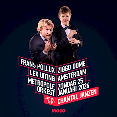 Frans Pollux en Lex Uiting samen met het Metropole Orkest in de Amsterdamse Ziggo Dome