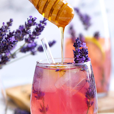 Lavendel limonade met honing