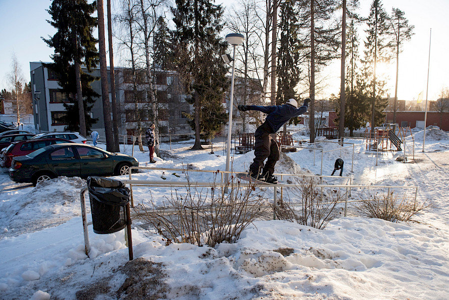 Limburgse superster in de sneeuw