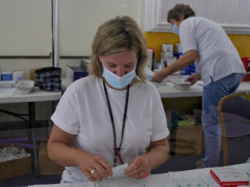 Reddende engel in Curaçao