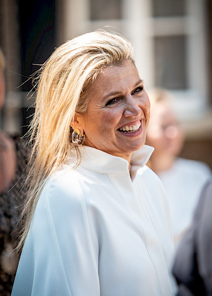 Koningin Máxima bezoekt Gulpener bierbrouwerij