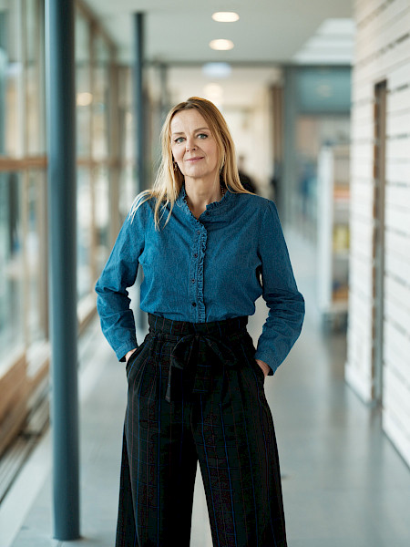 Suzanne Kunzeler voelt zich thuis in de televisiewereld