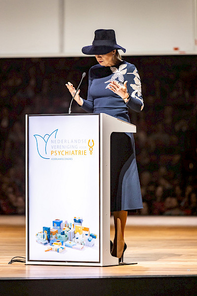 Koningin Maxima opent Voorjaarscongres Nederlandse Vereniging voor Psychiatrie