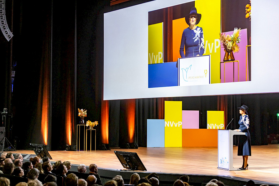 Koningin Maxima opent Voorjaarscongres Nederlandse Vereniging voor Psychiatrie
